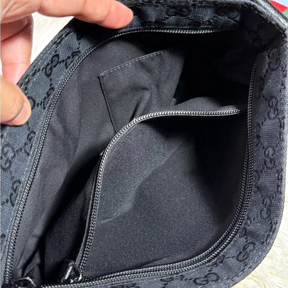 Gucci Web Black Gg Cross bag Shoulder bag Black Small, - Picture 13 of 16